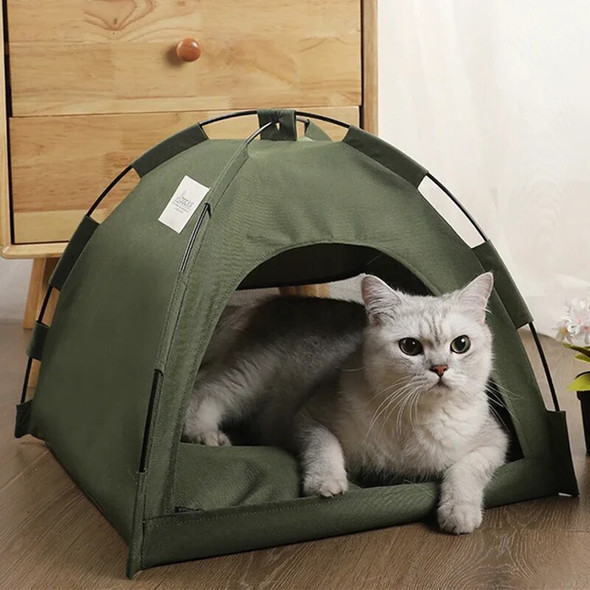 Cat Tent Dog Bed Pet Teepee with Cushion for Dog Kennel Indoor Cat Nest Cat Bed for Kitten Puppy Cave Dog House Pet Sofa