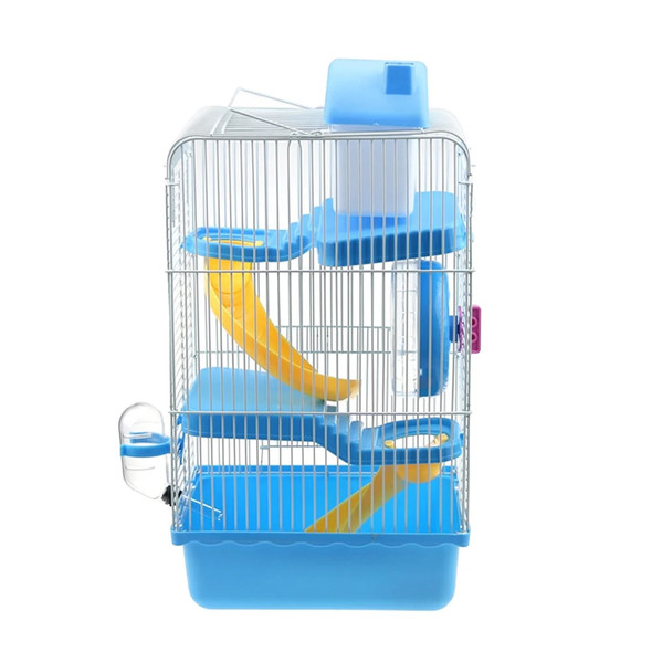 Portable Hamster Cage Three Layer Hamster Travel Carrier Small Pets House for Gerbil Chinchilla Hamster Rat Guinea