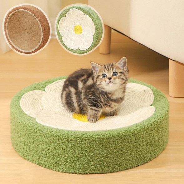 Cute Cat Scratcher Bed Sisal Cat Scratching Board 2 In 1 Cat House Cat Scraper Round Cat Scratcher for Cats Rascadores De Gato