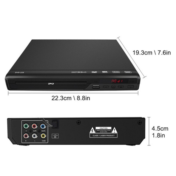 2022 New Home Mini DVD Player DVD Disc Player for TV with H DMI/AV