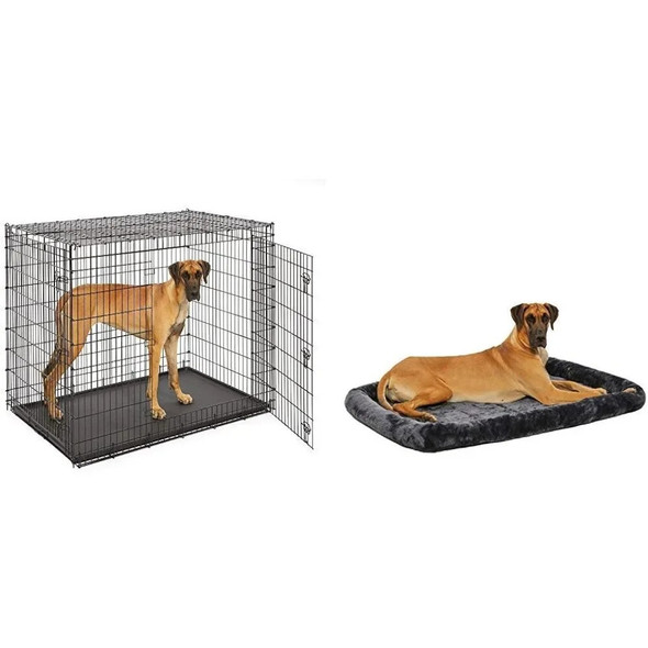 Dog's House for Outdoor Dogs XXL Giant Dog Crate W/Matching Crate Bed Pet Tent Playpen for Animals Large Dogs Houses and Habitat