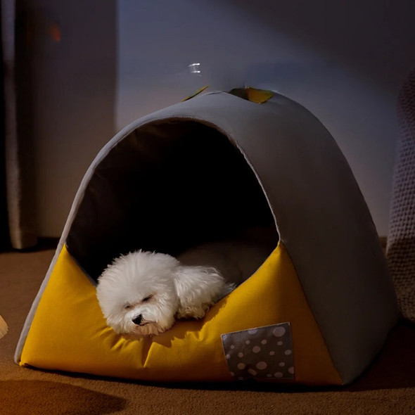 Warm Home Washable Dog Kennell Tent Thickening Cute Habitats Luxury Pet House Indoor Deep Sleep Areneros Para Gato Pets Supplies