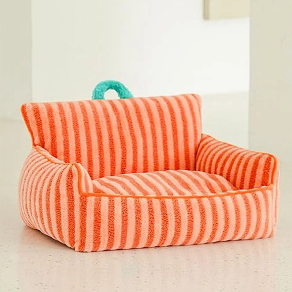 Cats Bed Stripe Bed Sofa Cushions Plush Houses and Habitats Puppy Pet Kitten Accessories Goods Mat Things Accessory