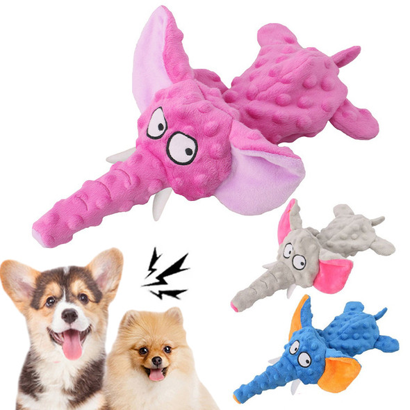 Cute Plush Toys Squeak Pet Elephant Plush Shell Durable Toy Dog Chew Squeaky Interactive Dog Toy Funny Pet Supplies No Filling Cute Plush Toys Squeak Pet Elephant Plush Shell Durable Toy Dog Chew Squeaky Interactive Dog Toy Funny Pet Supplies No Filling