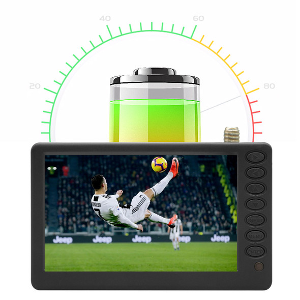 5 Inch HD Portable TV DVB T2 ATSC D5 Digital Analog Television Mini