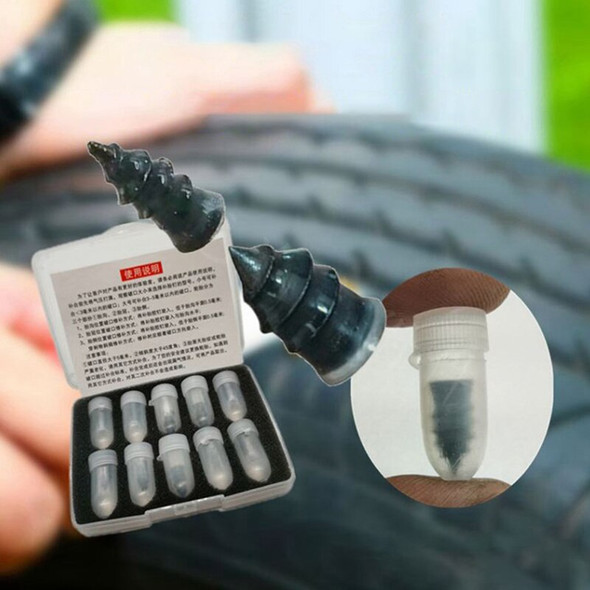10pcs Tire Repair Nail Self-Tapping Screw Plastic Nail Soft Rubber Screw Suitable For Car Motorcycle Tire Puncture Repair