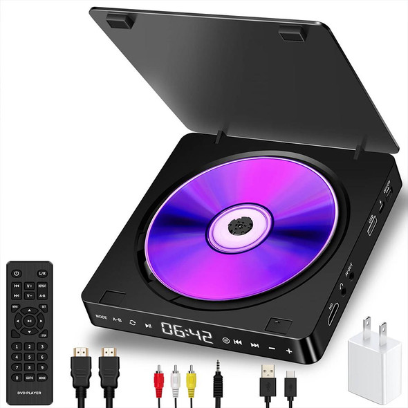 Mini CD Player Home DVD/VCD Hd Video Dvd Player Stereo Anti Skip