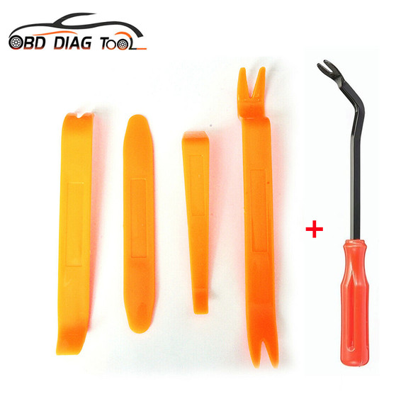 Car Repair Tool Kit Audio Disassembly Tool Pry Bar Door Panel Disassembly Interior Clip Rocker Crowbar Auto Hand Removal Tools