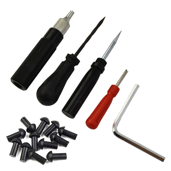 Auto Tyre Tire Repair Tools Practical High Quality Hot Sale Mushroom Puncture Replacement 1Set Rubber Accessories