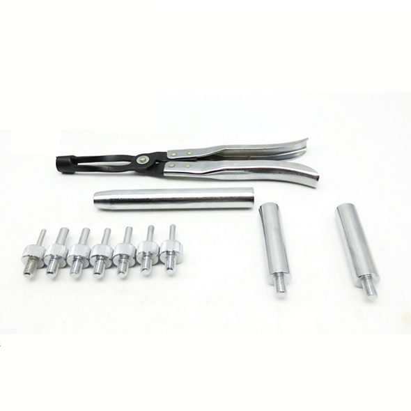 Valve Stem Seal Assembly Set 11 Pcs Disassembly Tool Pliers Punch Aid Case Upgraded Stem Seal Remover Car Engine Repair Kit Set