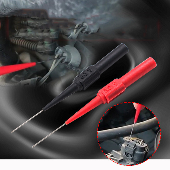 4Pcs 30V Diagnostic Tools Multimeter Test Lead Extention Back Piercing Needle Tip Probes Autotools Automotive Kit Machine 0.7MM 4Pcs 30V Diagnostic Tools Multimeter Test Lead Extention Back Piercing Needle Tip Probes Autotools Automotive Kit Machine 0.7MM