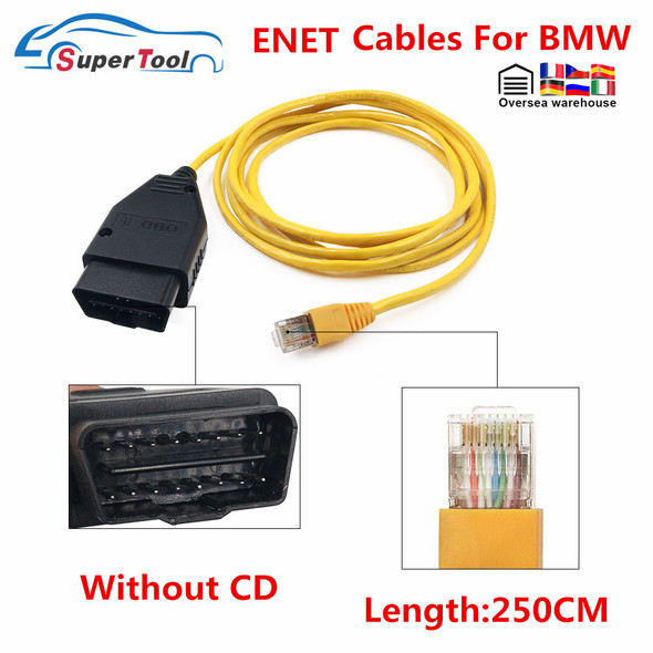 Best ENET Cable For BMW F-Series ICOM ENET Cable ENET Coding Cable For BMW Programming ENET ICOM Coding Hidden ENET Data Tool