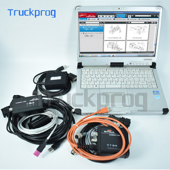 forklift truck For Still canbox STEDS Judit Jungheinrich Incado Box Linde canbox doctor diagnostic tool+CF C2 LAPTOP