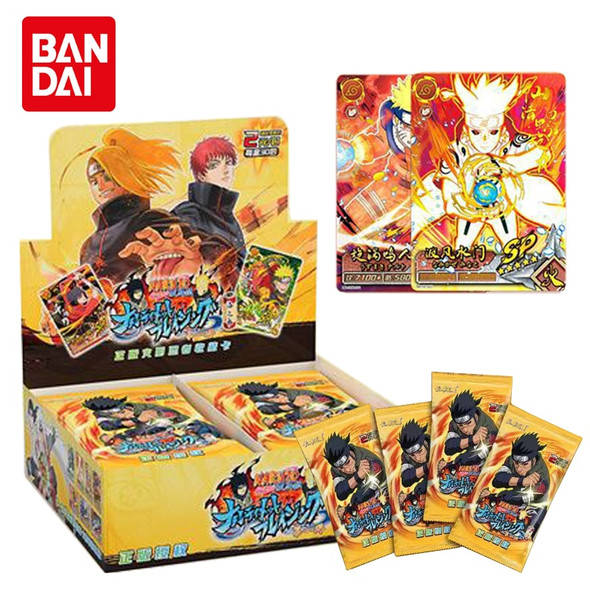Narutoes Anime Figures Naruto Cards box Playing Game hobby Collection rare tcg Card Sasuke Ninja Kakashi for Children gifts Toys