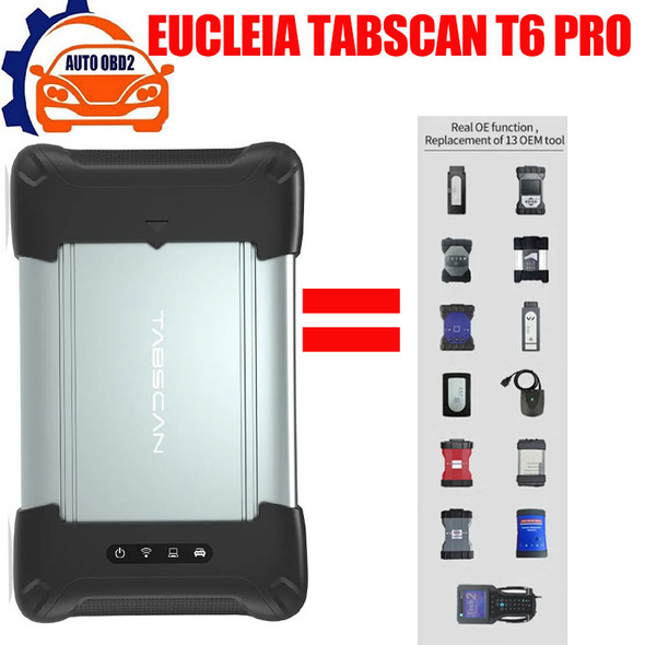 EUCLEIA TABSCAN T6 PRO CAN FD and DOIP all-in-one inspection Auto Diagnostic Programming Tool 5054A SVCI 2020 ICOM NEXT MDI2