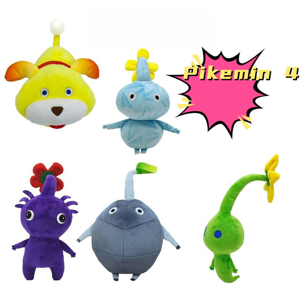 New Pikmins Oatmeal Dog Plush Ice Pikmins 4 Dolls Stuffed toy Soft Cartoon Game Fill Animal Pillow Children Christmas Gift New Pikmins Oatmeal Dog Plush Ice Pikmins 4 Dolls Stuffed toy Soft Cartoon Game Fill Animal Pillow Children Christmas Gift