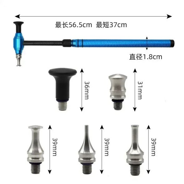 Car Adjustable Length Dent Repair Hammer No Trace Shaping Body Sheet Metal Striking Leveling Tool
