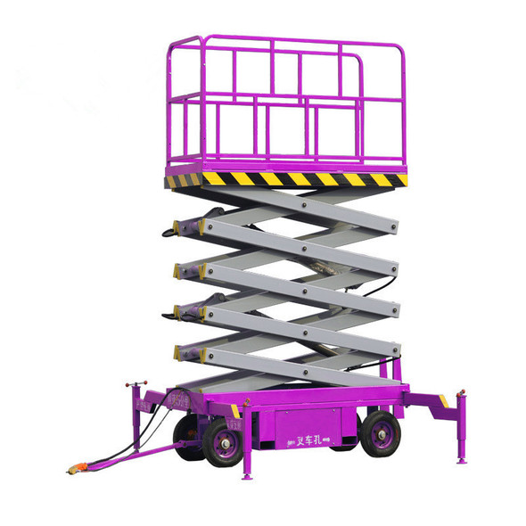 Hydraulic mobile scissor lift platform battery electric power man lift Aerial work platform equipment factory price
