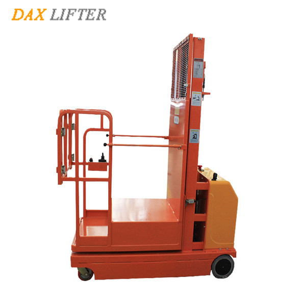 Hydraulic Cargo Lifting Equipment Semi Electric Aerial Order Picker