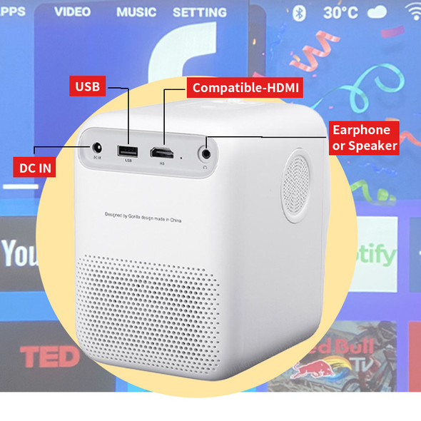 Global Version Wanbo T2 Max Projector 1080p Mini Led Portable Wifi