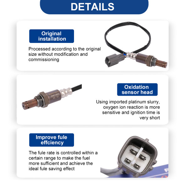 RIGHTPARTS Car Oxygen Sensor 89467-28020 8946728020 For LEXUS ES RX350 Toyota AVALON CAMRY 3.5 AVENSIS RAV4 ISIS 2.0 PREVIA 2.4