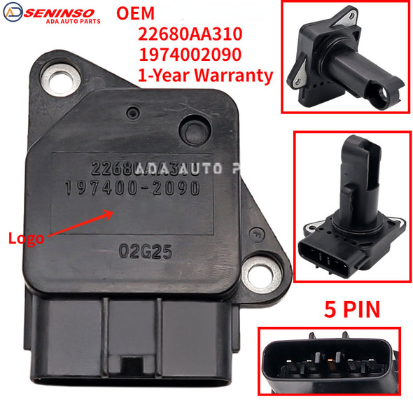 Genuine 22680-AA310 22680AA310 197400-2090 Mass Air Flow Sensor For Subaru Outback Legacy Forester Impreza Car Accessories