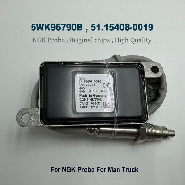 New 5WK96790B 51.15408-0019 Car 24V Nitrogen Nox Oxygen Sensor High-Quality Chip For NGK Probe For M-an Truck 51154080019