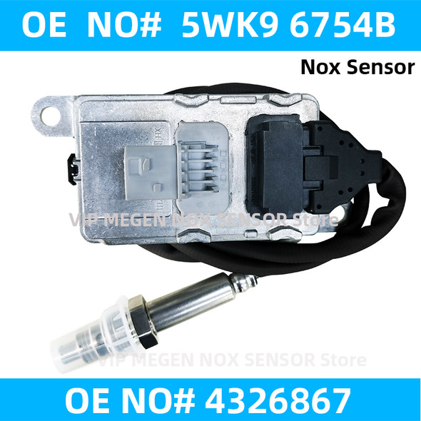 4326867 5WK96754B 5WK96754C Original New Nitrogen Oxygen NOx Sensor For CUMMINS Engine Truck Car Accessories