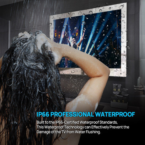 Haocrown 15.6 Inch Waterproof Bathroom Mirror Tv Smart Touchscreen Haocrown 15.6 Inch Waterproof Bathroom Mirror Tv Smart Touchscreen