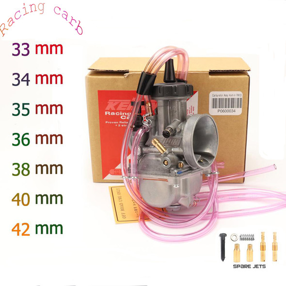 For KEIHIN 2T 4T Scooter ATV UTV 250CC 300CC 350CC 400CC Engine Motorcycle PWK 33mm 34mm 35mm 36mm 38mm 40mm 42mm Carburetor