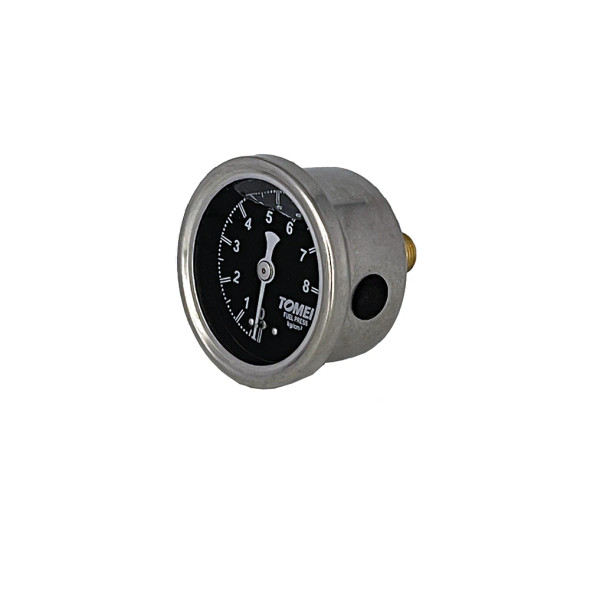 BAOLUN Universal Car Adjustable Fuel Pressure Regulator Type-S With Gauge And Instruction With logo