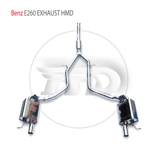 HMD Stainless Steel Exhaust System Performance Catback is Suitable for Mercedes Benz E260 Car Muffler