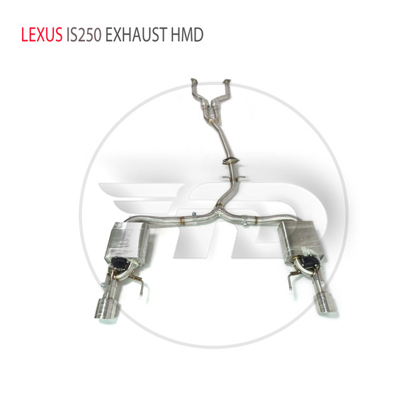 HMD Stainless Steel Exhaust System Performance Catback for LEXUS IS250 Auto Electronic Valve Muffler