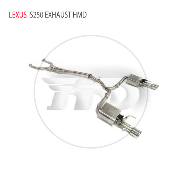 HMD Stainless Steel Exhaust System Performance Catback for LEXUS IS250 Auto Electronic Valve Muffler