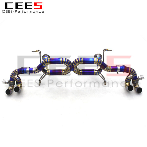 CEES Factory outlet Titanium Catback Exhaust System For Lamborghini LP580 LP610 High Performance Exhaust Pipe