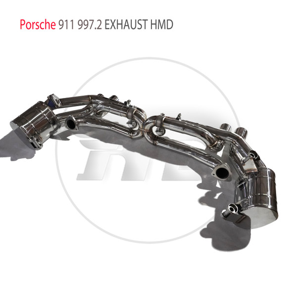 HMD Stainless Steel Material Exhaust System Performance Catback Is Suitable For Porsche 911 997.2 Auto Modification