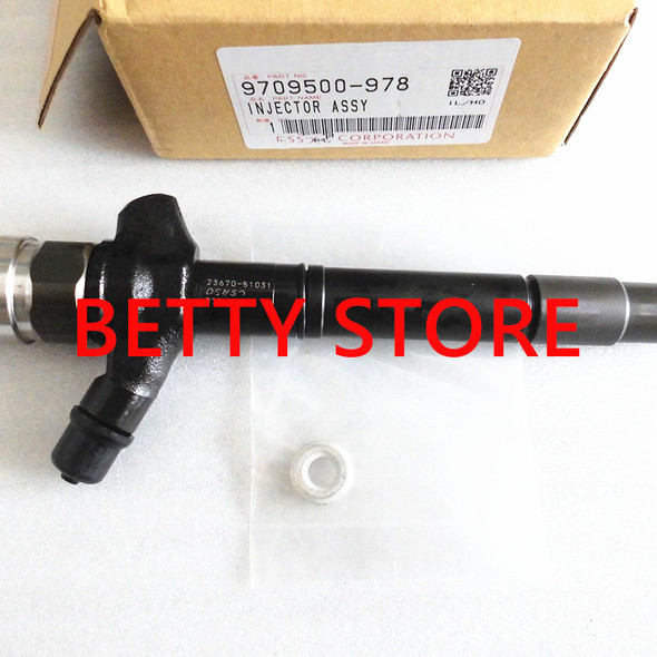 4pcs,Genuine New Common Rail Injector 095000-9780 9709500-978 23670-51031