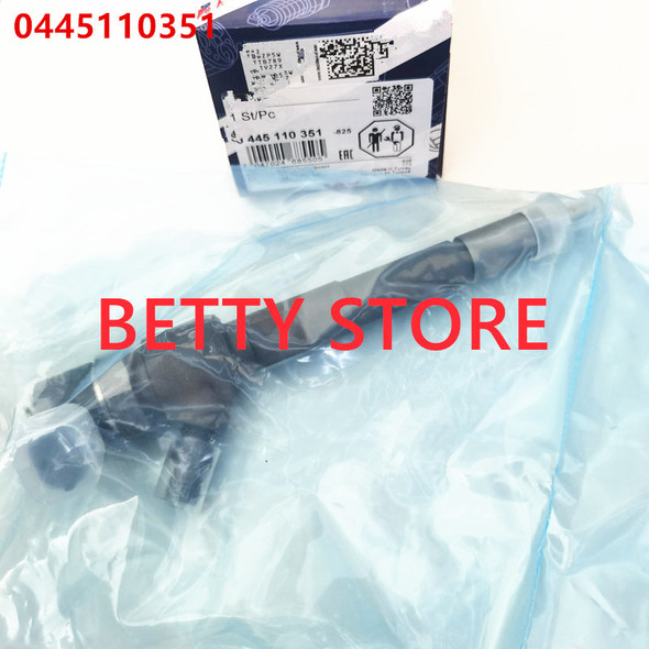 4pcs,Genuine New Diesel Common Rail Fuel Injector 0445110351 For Fiat/Ford