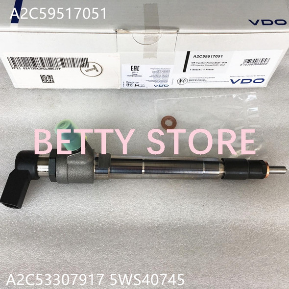 Common rail injector A2C59517051 BK2Q-9K546-AG A2C53307917 5WS40745 1746967 suit Ranger / Mazda BT50 / Ford transit