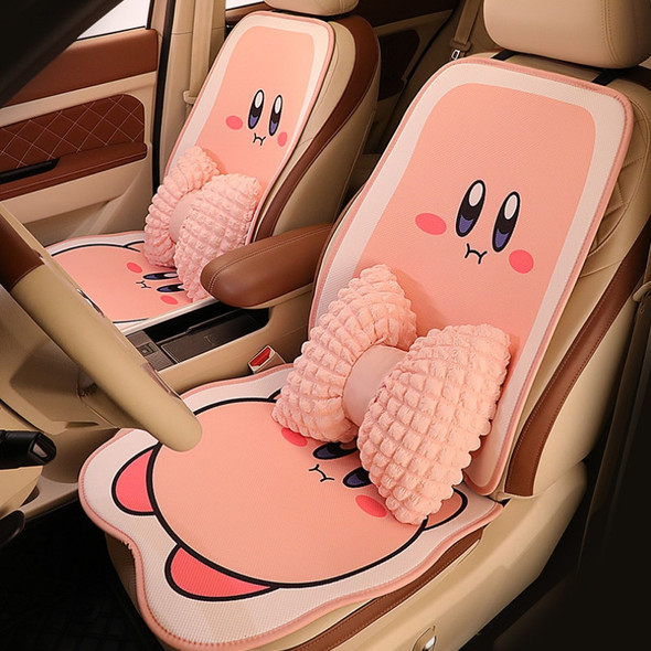 Anime Kawaii Kirby Car Seat Cover Cartoon Seat Protect Cushion Automobile Cushion Protector Pad Cute Car Accessories Gifts