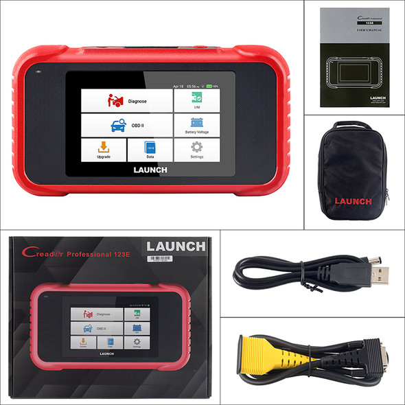 LAUNCH X431 CRP123E Global Version Automotive Car Diagnostic Tools OBD2 Scanner ABS SRS Airbag Engine AT SAS OIL Brake Reset