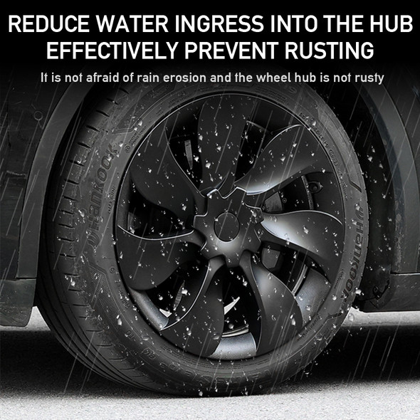 For Tesla Model Y 19 Inch 2018-2022 Wheel Cover Car Replacement Retrofit Parts Full Cover Accessories Hub Cap