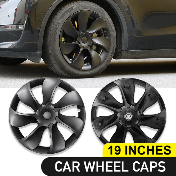 For Tesla Model Y Accessories 19 Inch Hub Cap Performance Replacement Wheel Covers Car Replacement Retrofit Parts