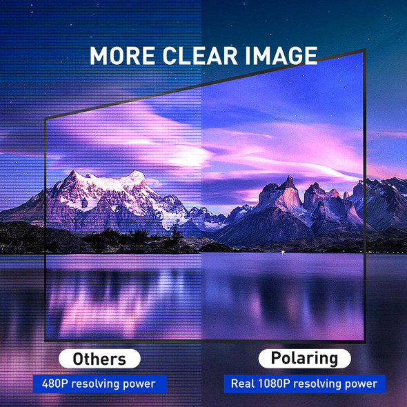 Polaring A1 Real 1080p Mini Projector Video Projetor 4k 2.4&5g Wifi