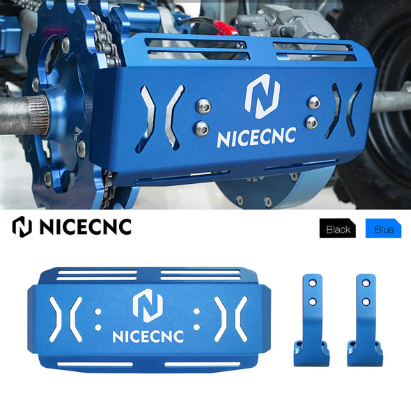 NICECNC ATV Rear Bumper Bash Guard Sprocket Cover For Yamaha Raptor 700 2006-2011 2013-2022 Raptor 700R 2012 2016-22 Accessories