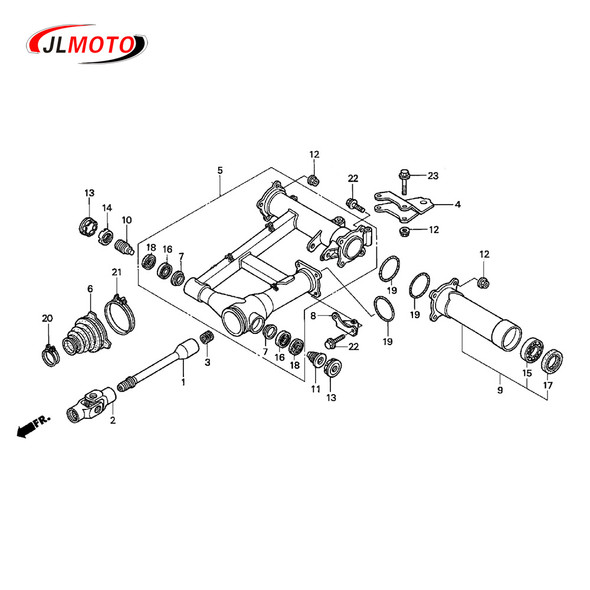 Left Rear Axle Carrier Wheel Bearing & Seal Fit For Honda Quad Bike ATV TRX350 400 420 500 FOURTRAX Foreman Rubicon 4X4 4X2