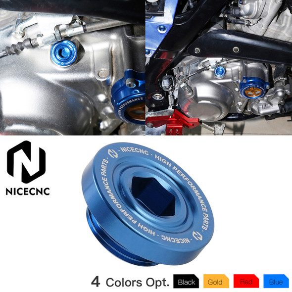 NICECNC Oil Filler Cap For Yamaha Raptor 700 700R 2006-2023 Wolverine X4 YZF R1 Engine Oil Drain Plug Sump Nut ATV Accessories