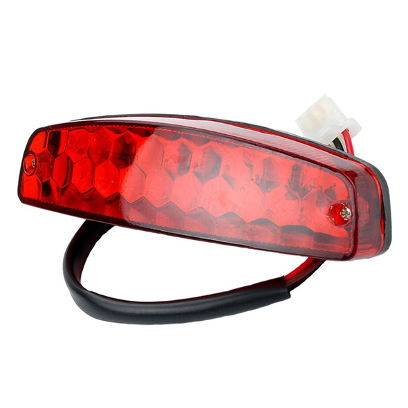 ATV 12V 3 Wire Brake Stop Light License Taillight Red for ATV Off Road Motorcycle Signal Lamp Accessories Car Lights