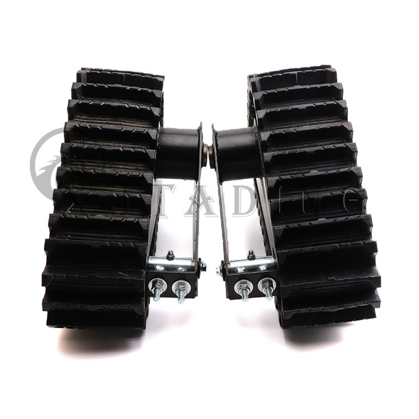 1 Pair Snowmobile Rubber Track Assembly Fit For 50cc-150cc ATV Go kart UTV Buggy Quad Bike Winter Modification Accessories