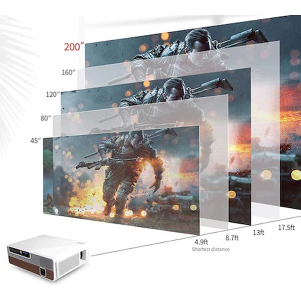 ZAOLIGHTEC A40 Full HD 1080P Projector 7500 Lumens LED Home Theater